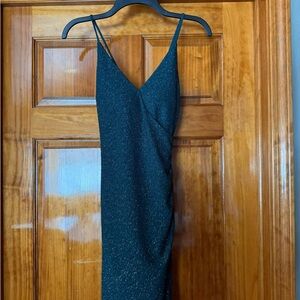 Elegant Teal Sleeveless Dress